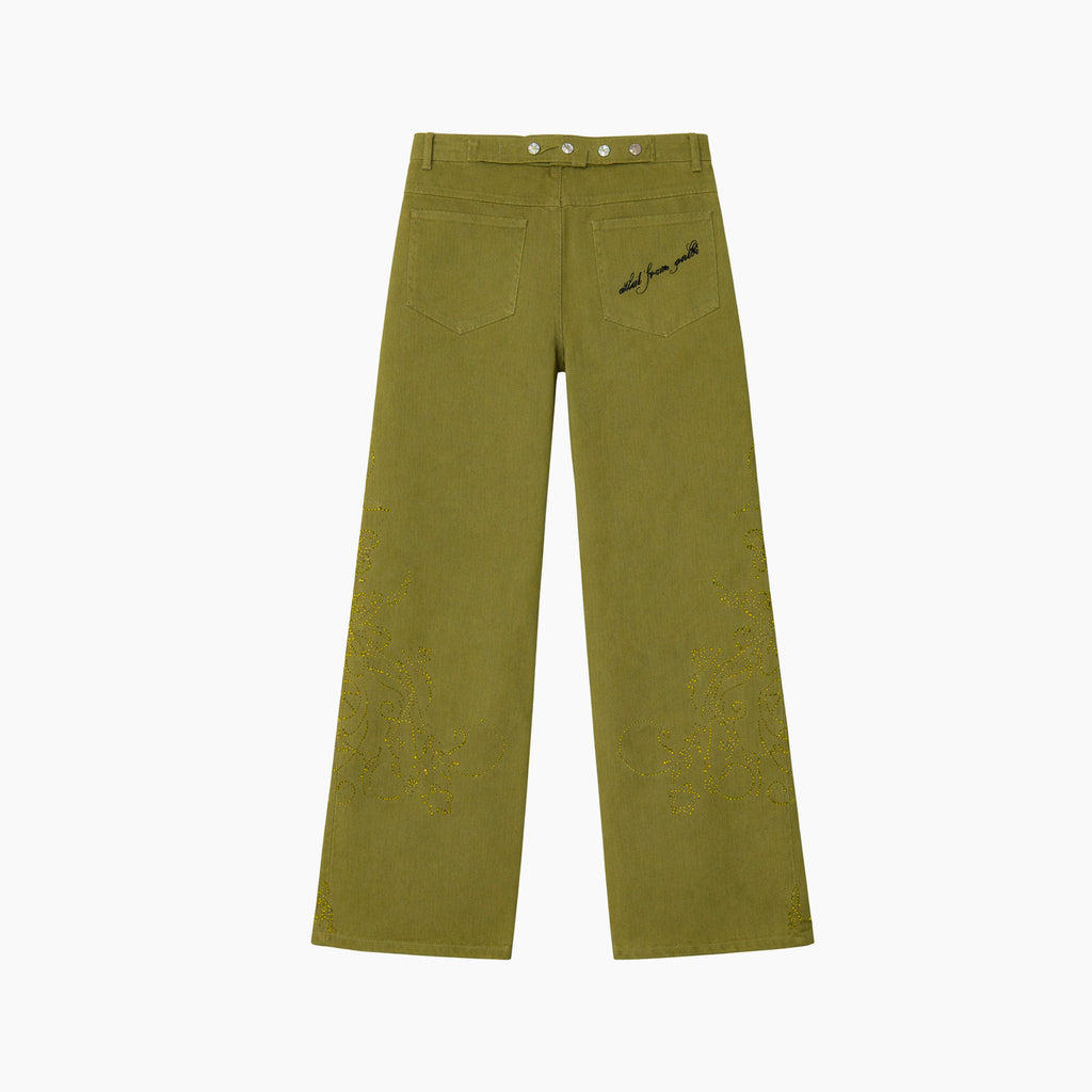 Pantalon en jean BAYA à strass