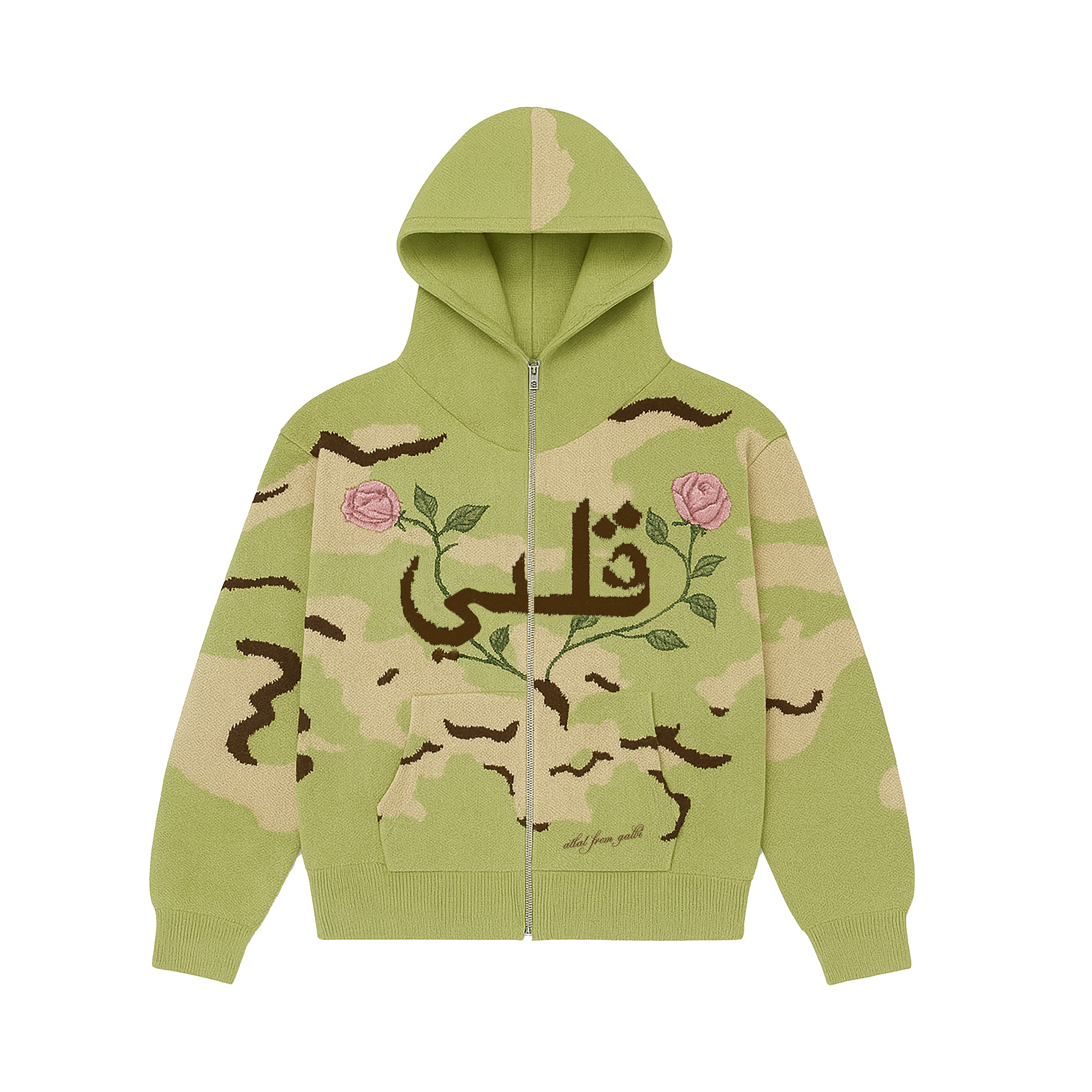 CAMO ROSES KNIT