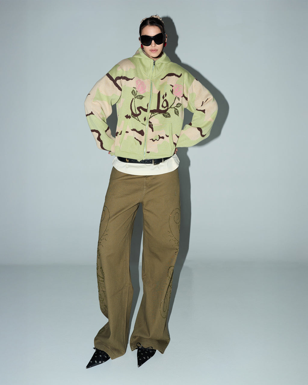 TRICOT LILI CAMO ROSES