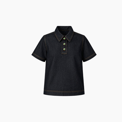 Houari Denim Polo