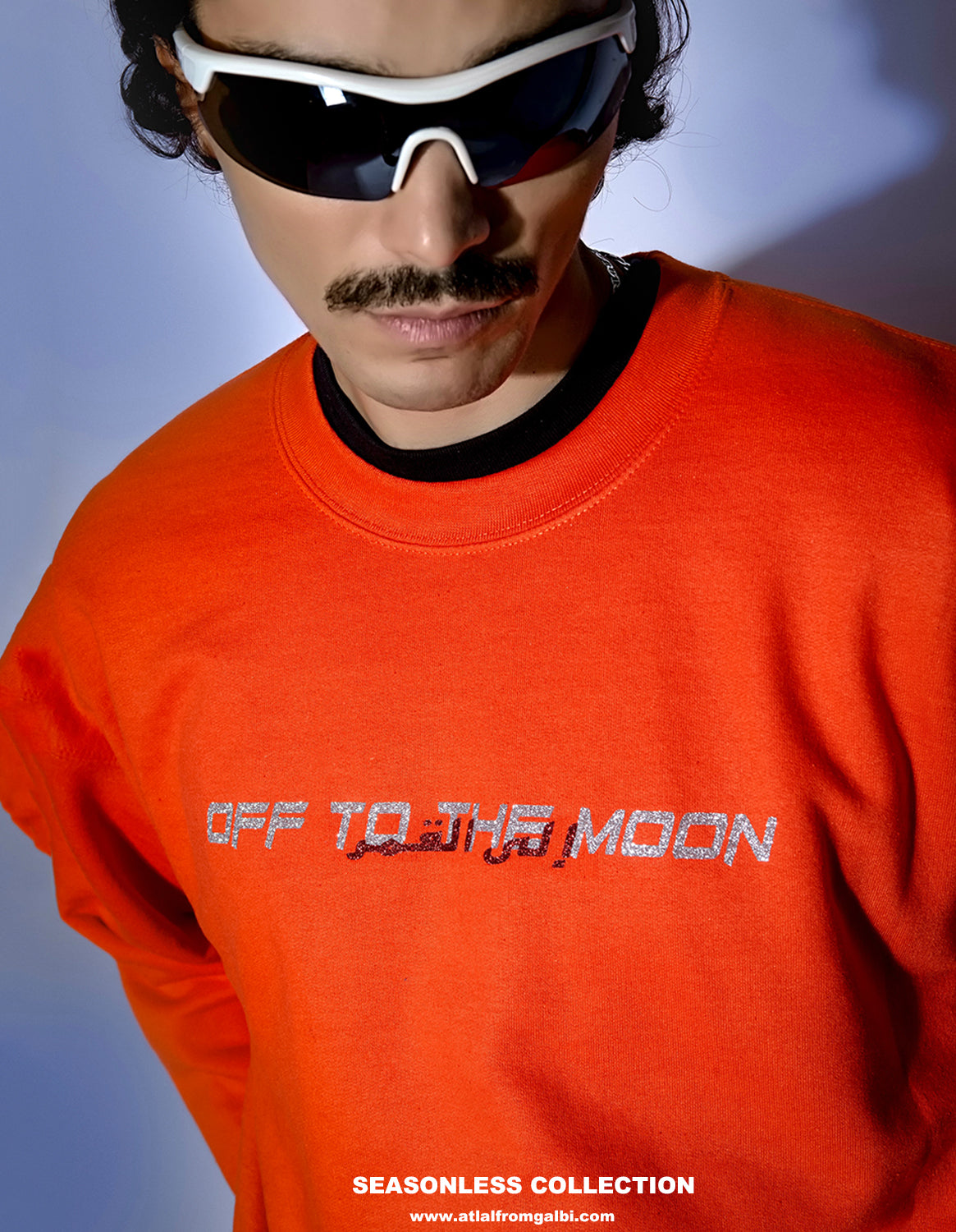 Swarovski OFF TO THE MOON Glitters Sweat